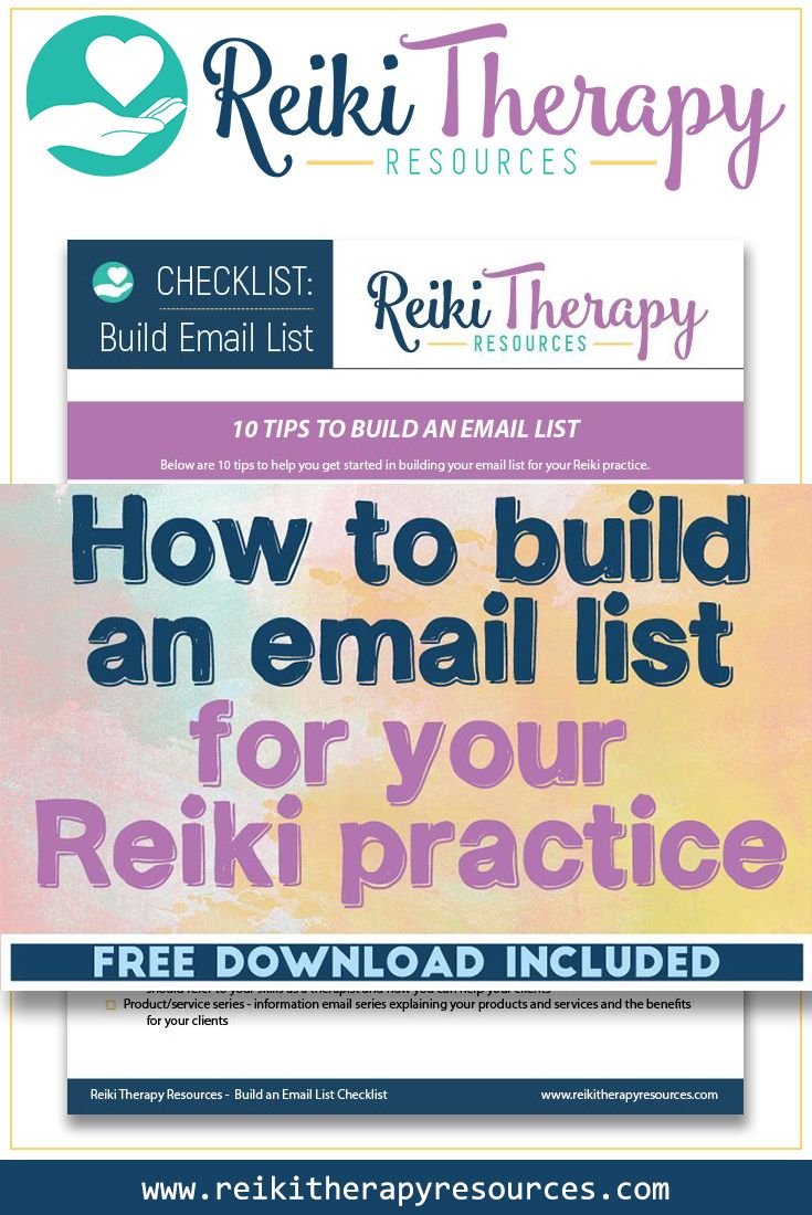 FREE Email List Checklist