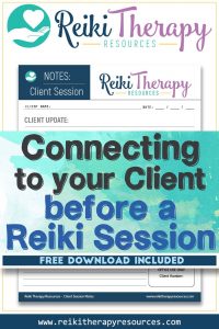 Connecting To Your Client Before a Reiki Session
