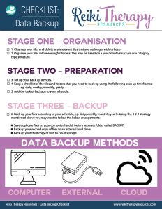 Data Backup Checklist