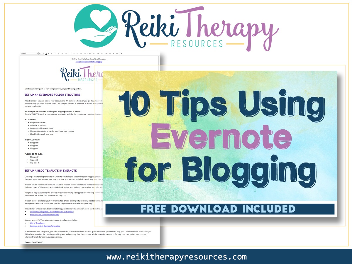 How to Blog Better with Evernote