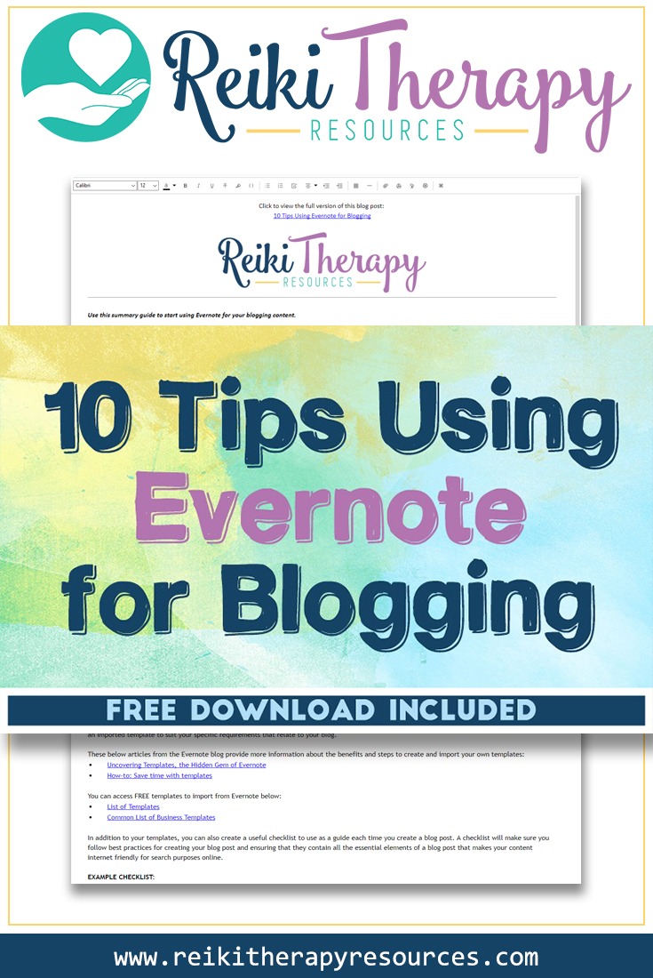 10 Tips Using Evernote for Blogging