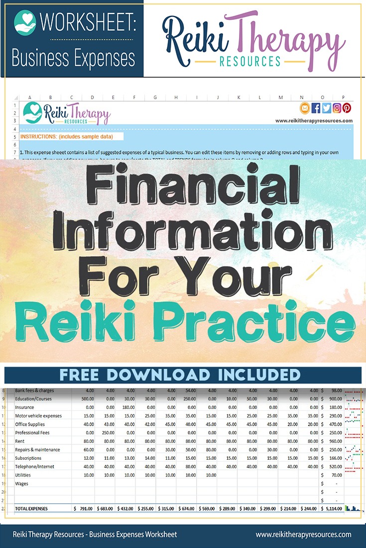 Recording Financial Information For Your Reiki Practice
