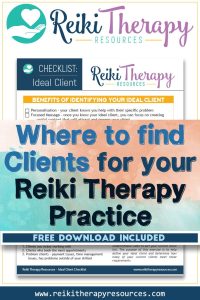 Where to find Clients for your Reiki Therapy Practice