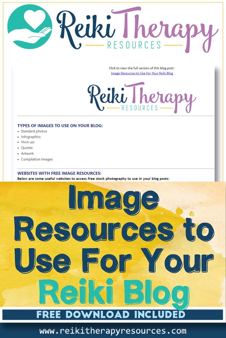 Image Resources to Use For Your Reiki Blog