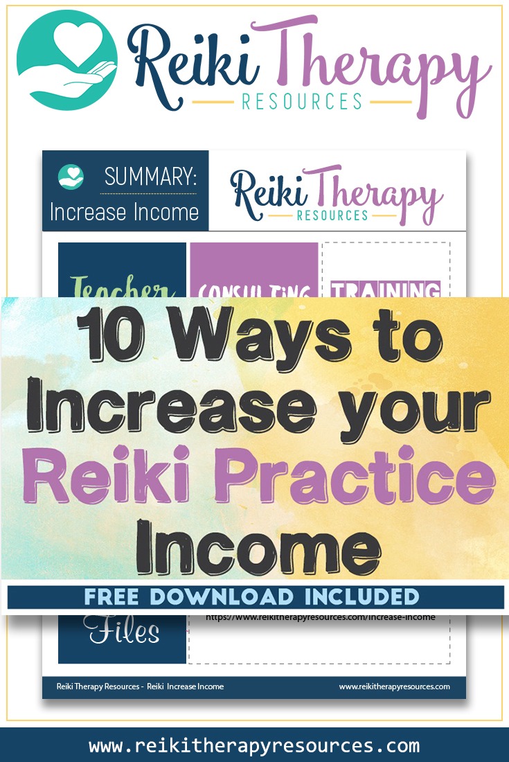 10 Ways to Increase Your Reiki Income