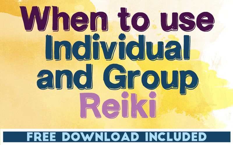 When to Use Individual and Group Reiki