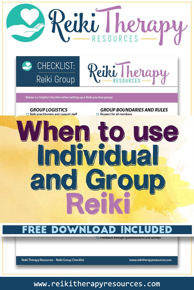 When to Use Individual and Group Reiki