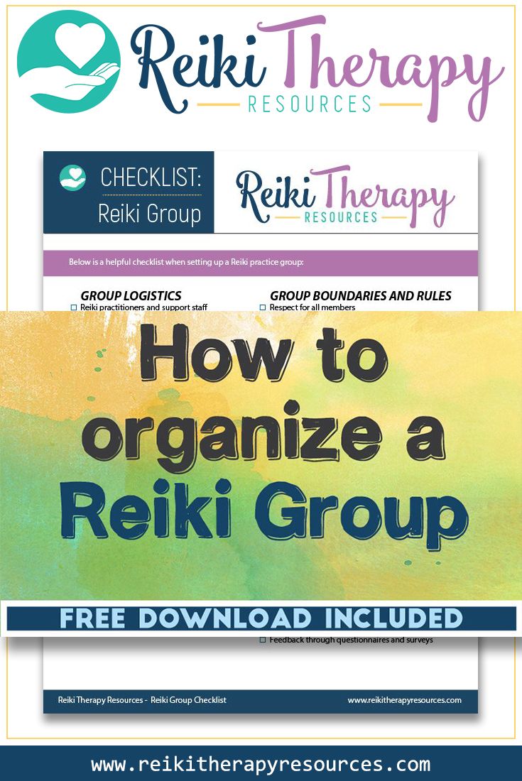 How To Organize a Reiki Group