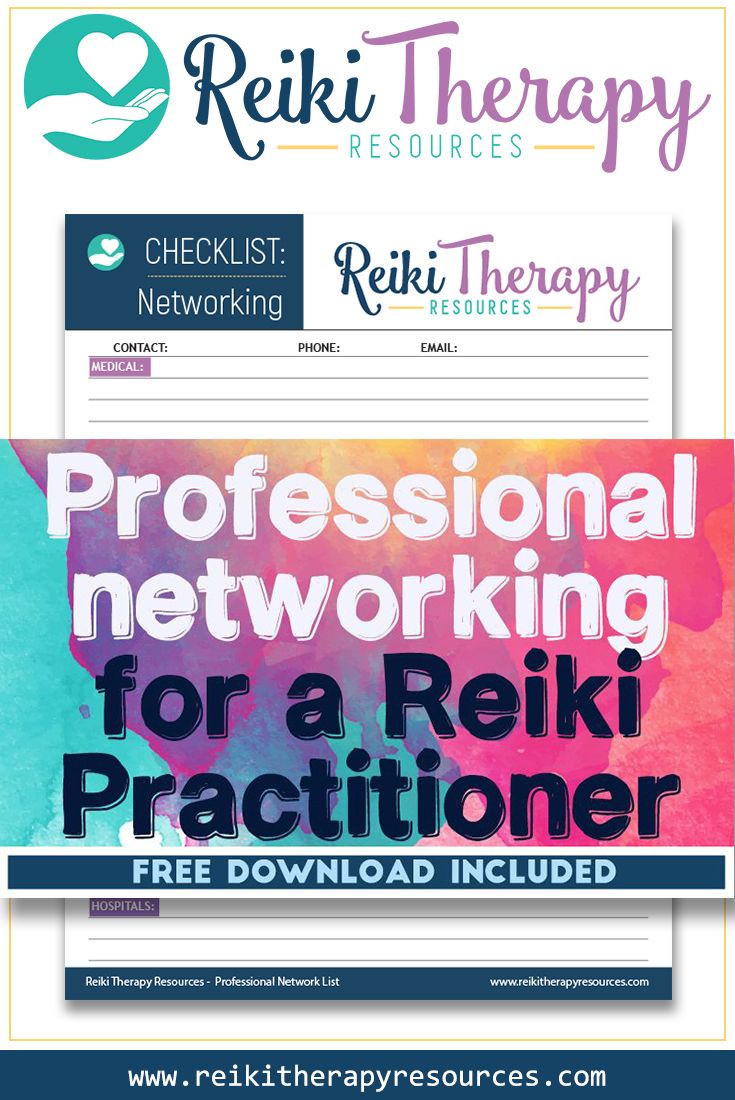 Professional Networking for a Reiki Practitioner