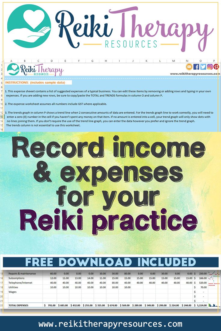 How to Record Income and Expenses for your Reiki Practice