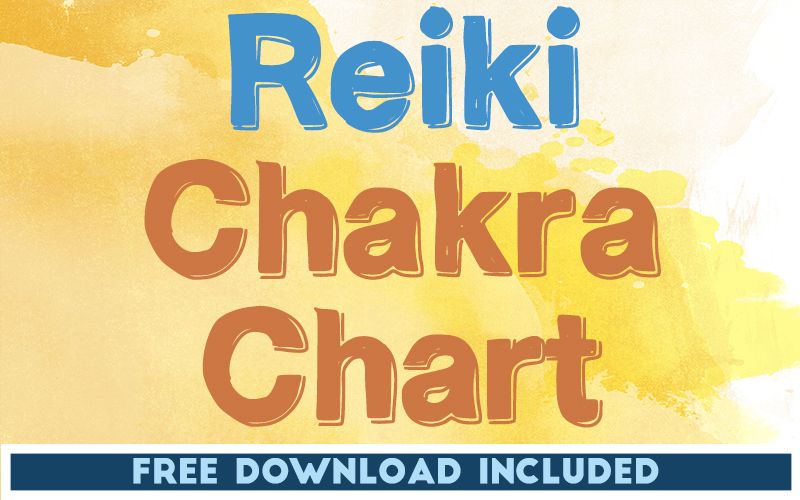 Reiki Chakra Chart Reiki Chakra Chart