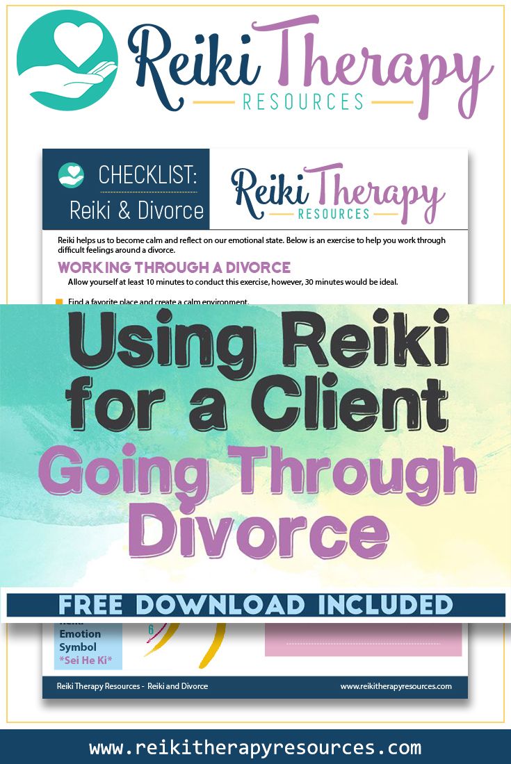 Using Reiki for a Client Going Through a Divorce