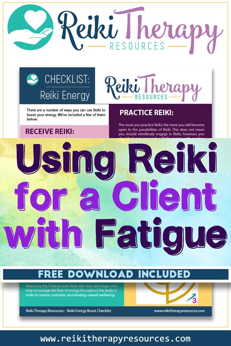 Using Reiki for a Client with Fatigue