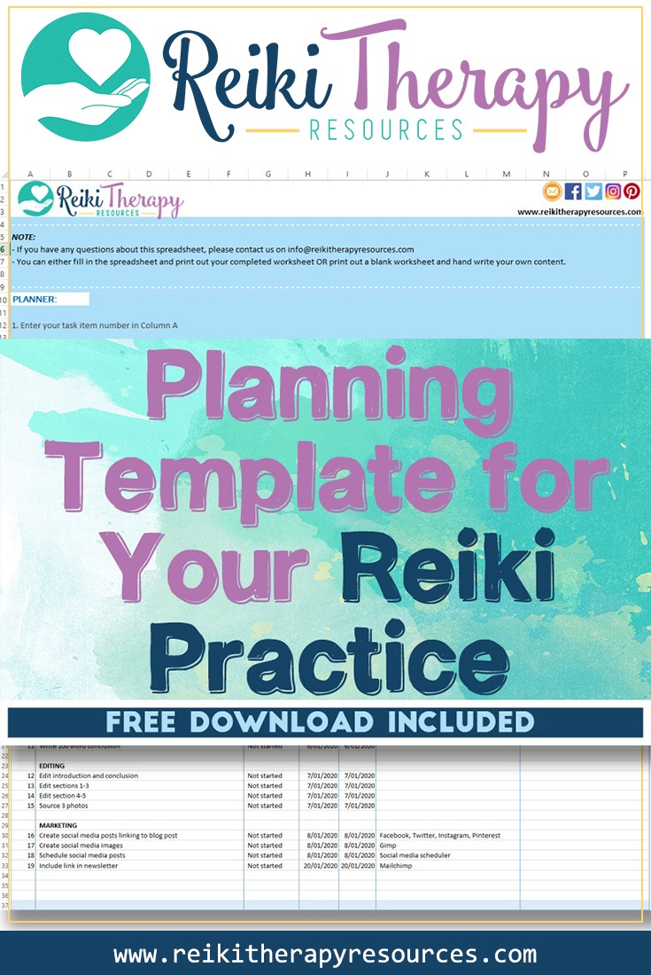 Planning Template for Your Reiki Practice