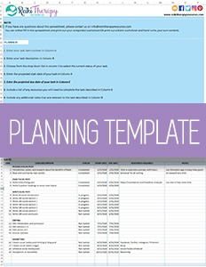 Planning Template for Your Reiki Practice