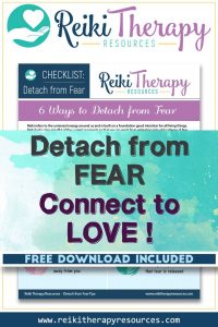 Detach from Fear, Connect to Love