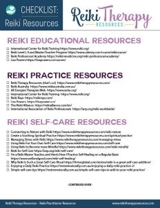 Summary Resources for Reiki Practitioners