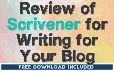 Review of Scrivener for Content Writing for Your Blog