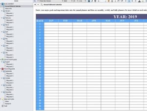 Download Scrivener Annual Blog Template