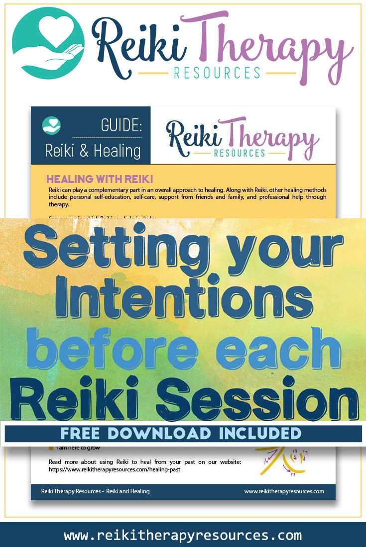 Setting Your Intentions Before each Reiki Session