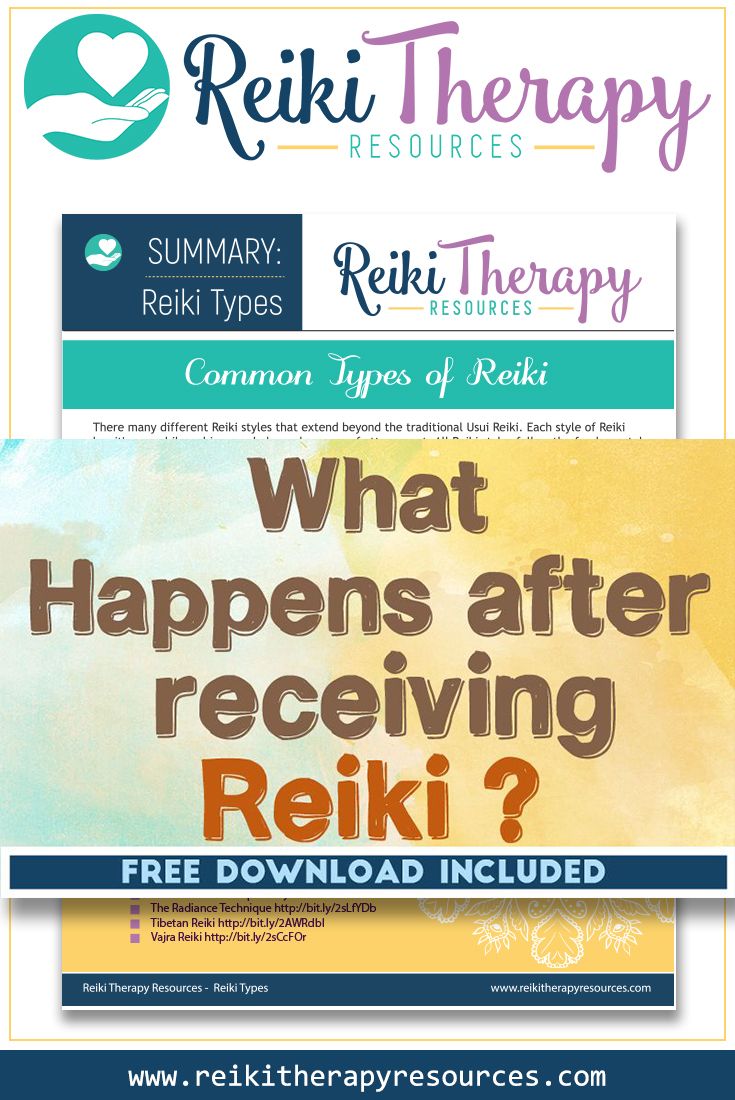 What Happens after receiving Reiki